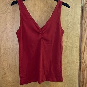 BKE ribbed tank. NWT. Burgundy Red size  XL